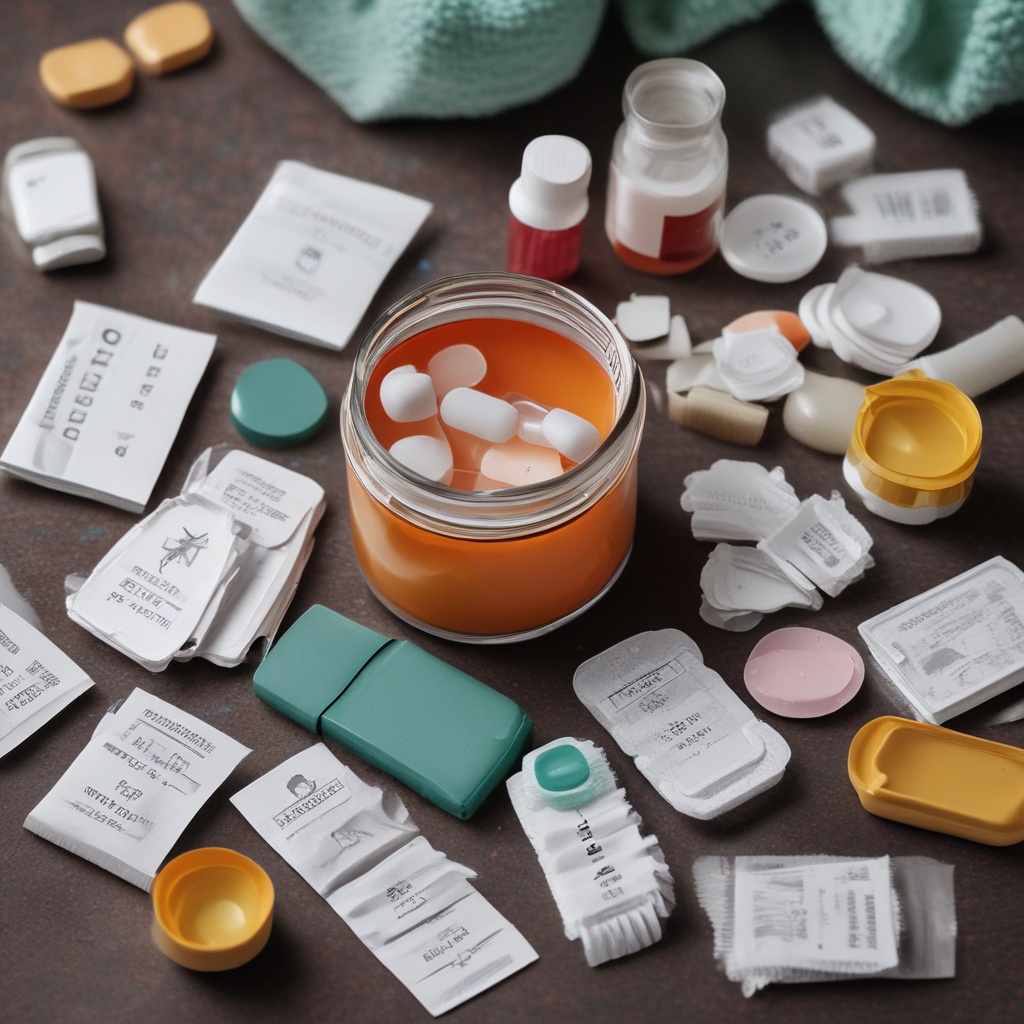 Pack of medication for cold and flu symptoms